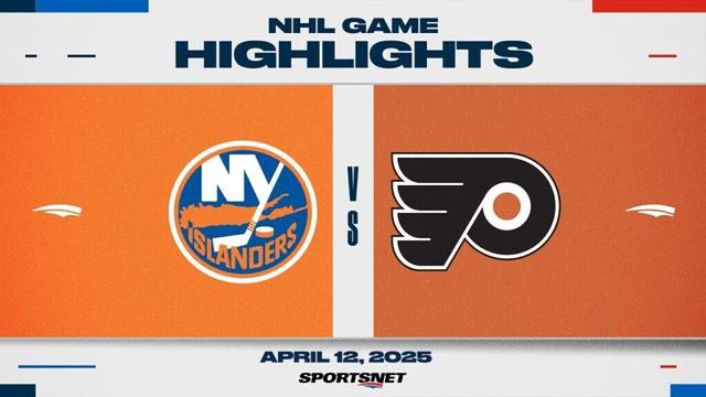 NHL Highlights | Islanders vs. Flyers - April 12, 2025