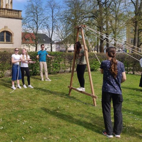 Wandelndes A der Erlebnsipädagogik