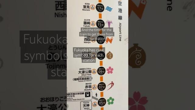 Easy to get around in Fukuoka Japan #japantravel #japan #fukuoka #travel