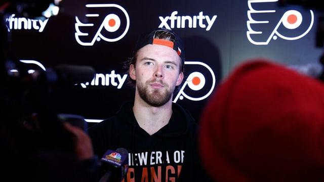 4/12 PHI vs. NYI Postgame: Samuel Ersson