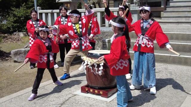 羽咋市 下曽祢町『春祭り 和太鼓』2025/04/12