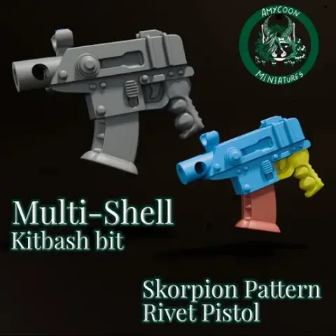 Skorpion Pattern Bolt-Rifle, A scorpion inspired bolt-type-gun.