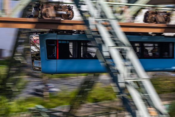Monorail in Wuppertal.