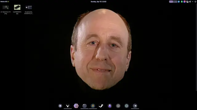 My desktop with all windows off-screen (I have KDE set up with two virtual desktops that I can switch between with a simple mouse scroll over the embedded widget on the top bar (Or the key shortcuts). Holly's, played by Norman Lovett, is a balding middle-aged man wearing a laconic smile. My god, he makes me laugh.