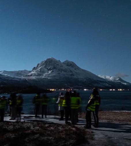 Northern lights chase in Norway