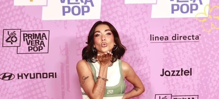 María Becerra en el photocall de LOS40 Primavera Pop 2025 Madrid.