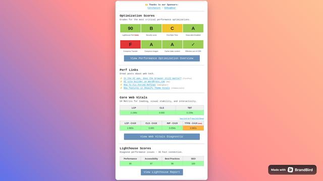 WebPerformance Report Week #15 is out!