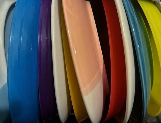 Loved the variety of colour of several plates.