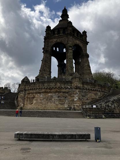 Das Kaiser Wilhelm Denkmal oberhalb von Porta Westfalica