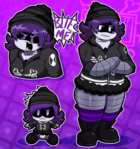 a drawing of uzi doorman from murder drones