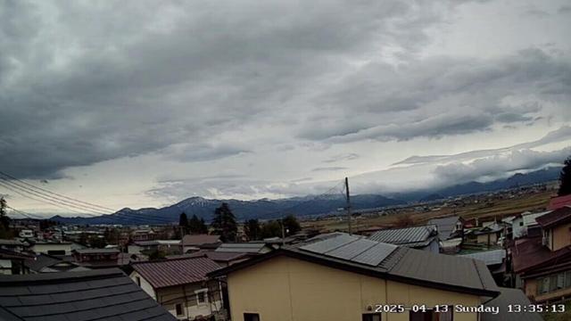 甑岳が見える山形県西村山郡河北町ライブカメラ Yamagata Nishimurayamagun Live camera.world.cam