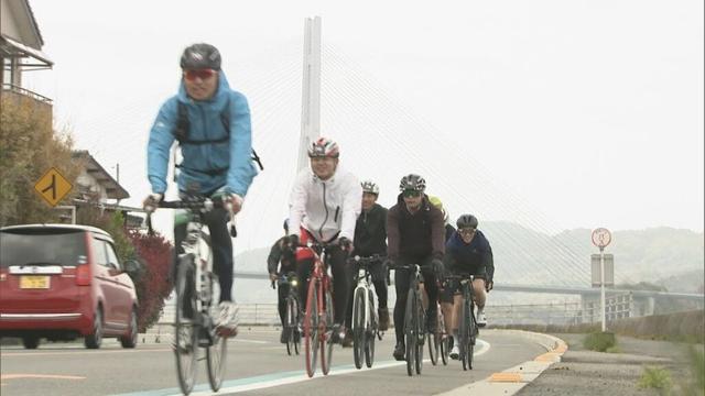 「しまなみ海道」をサイクリング　グラン・ツール・せとうち2025