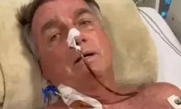 El expresidente brasileño Jair Bolsonaro, hospitalizado en Natal (Brasil) (Europa Press)