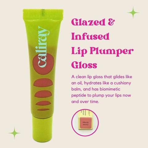 Een groene tube lipgloss van het merk caliray.