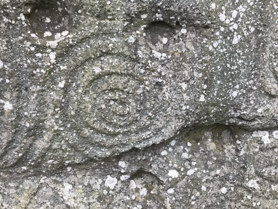 Close up of spiral.