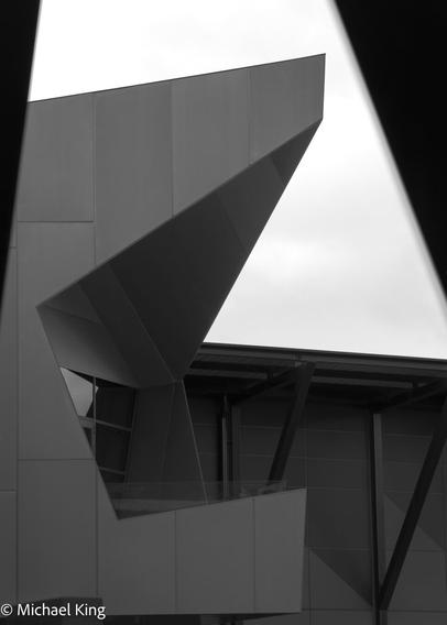 Angles feature at the IATSIS building