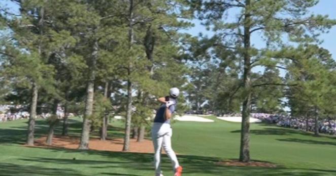 Rory McIlroy stuns Masters crowd after shot from trees 'falls from golfing heaven' | Golf | Sport