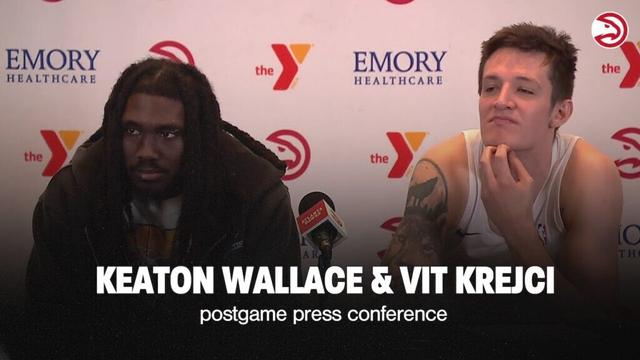 Atlanta Hawks vs. Orlando Magic Postgame Press Conference: Keaton Wallace & Vit Krejci