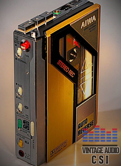 The AIWA CSI audio tape walkman is a thing of beauty.