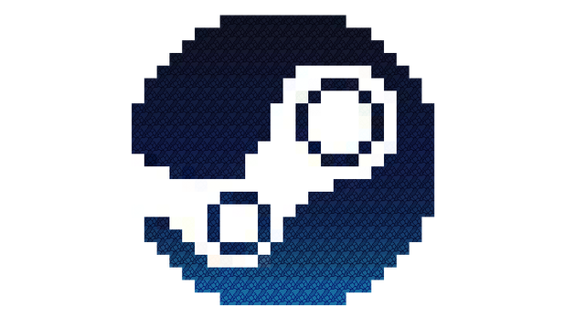 A Steam Logo made of Blocks from Squinky.