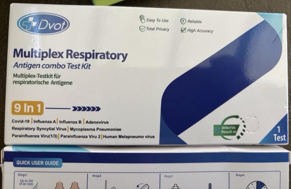 Verpackung Schnelltest Dvot Vorderseite.