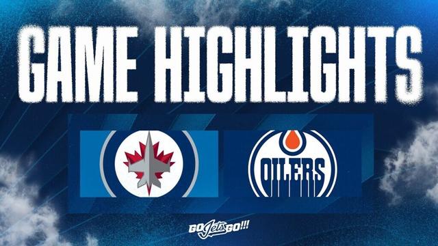 Winnipeg Jets vs. Edmonton Oilers - Game Highlights