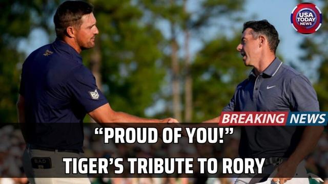 Tiger Woods’ Powerful Message to Rory McIlroy After Masters Win । USA TODAY NEWS