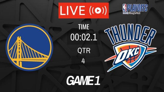 NBA LIVE! Golden State Warriors at Oklahoma City Thunder Game 1 | April 15, 2025I NBA Playoffs 2K