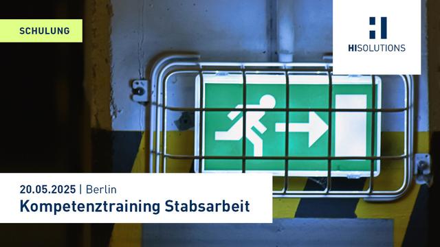 20.05.2025 | Berlin
Kompetenztraining Stabsarbeit