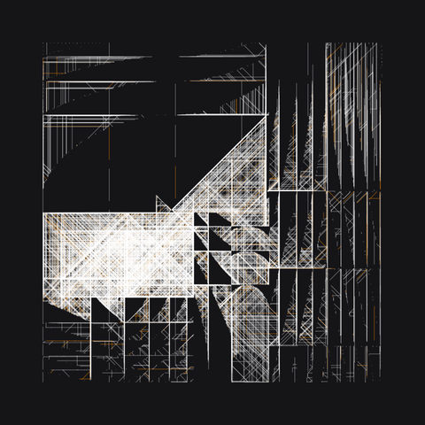 compositions of triangles filled by random walkers