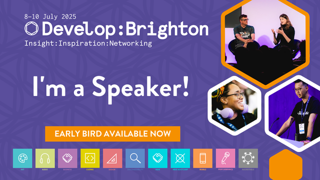 Infographic for Develop:Brighton 2025 conference