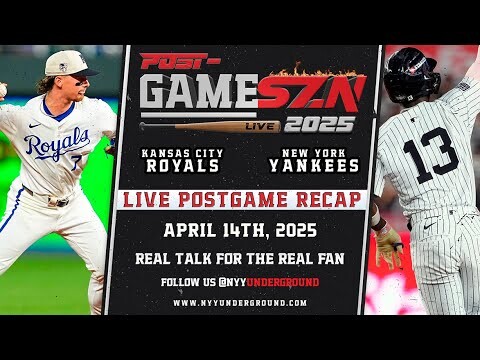 Post GameSZN: Kansas City Royals @ New York Yankees - Recap and Highlights 4/13/25