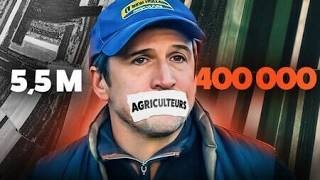 Documentaire de L214 sur le syndicat de la  FNSEA (1/3)
5,5M à 400 000
Un agriculteur bâillonné en image.