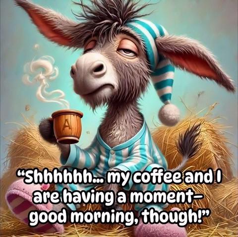 I might need a moment. Just let me drink my coffee.