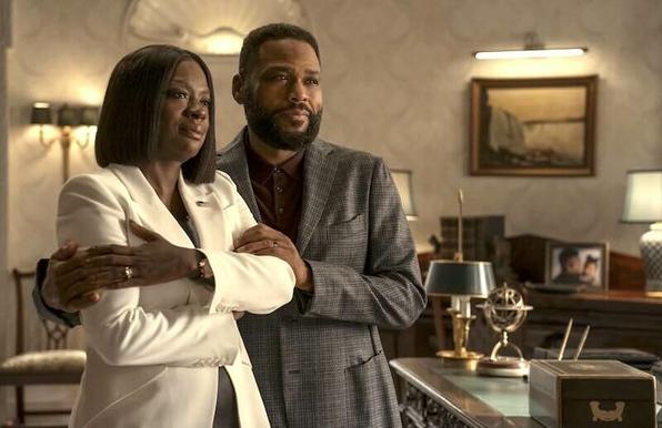 Viola Davis as the POTUS and Anthony Anderson as the First Gentleman in G20