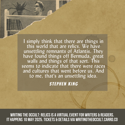 On a background of parchment paper with a torn-corner showing a newspaper image of a book shelf is the text of the quote featured in this post.