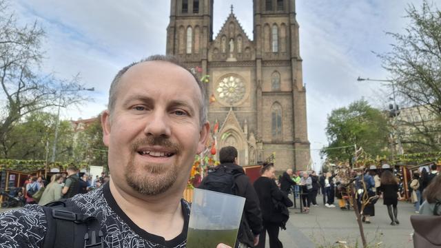 Zelené pivo, velikonoční trh