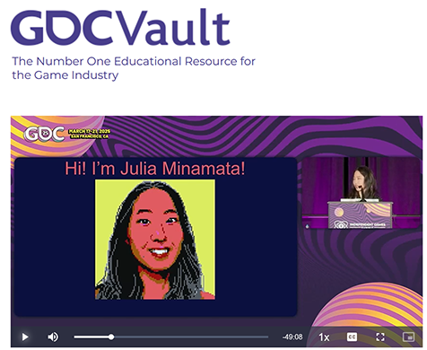 Screencap of my GDC microtalk for the Independent Games Summit, 2025.