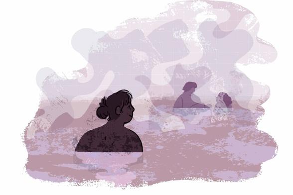 The steam of a Japanese bath house made me feel like I’d found my way home