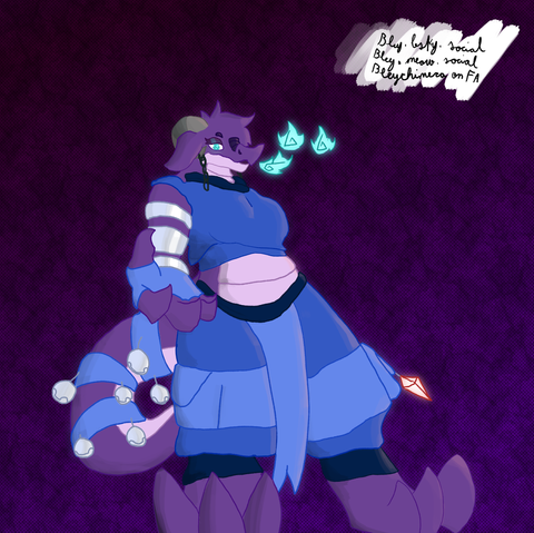 Digital drawing of a dragoness offering her hand to the viewer. Presumably to help them up.