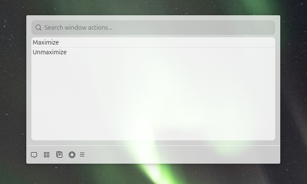 controlling windows with the launcher