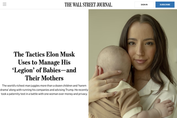 screenshot of headline