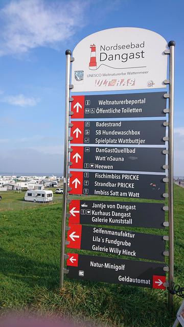 Schild Dangast