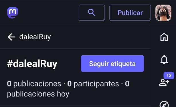 Que resulta que hay una etiqueta que se llama "dalealRuy", joseando mi "dalealplay". Y yo sin enterarme...