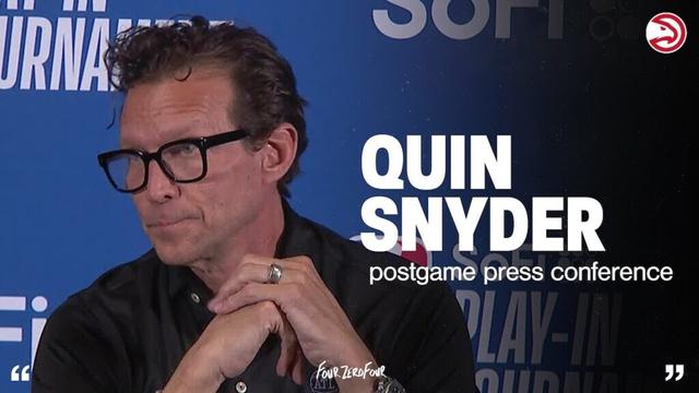 Atlanta Hawks vs. Orlando Magic Postgame Press Conference: Quin Snyder