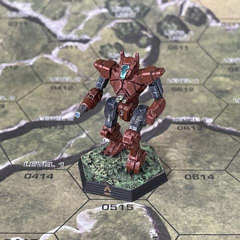 Wolfhound IIC miniature painted brown and dark grey