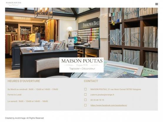 Tapissier décorateur Jean Pierre Poutas à #Valognes (#Manche) Jean Pierre Poutas et Béatrice Poutas, tapissiers décorateur. Confection de rideaux et stores, réfection de sièges, canapés et meubles.
Suite 👉 https://artisansdupatrimoine.fr/professionnel/2509/jean-pierre-poutas-valognes
#Artisan #Restauration #Patrimoine