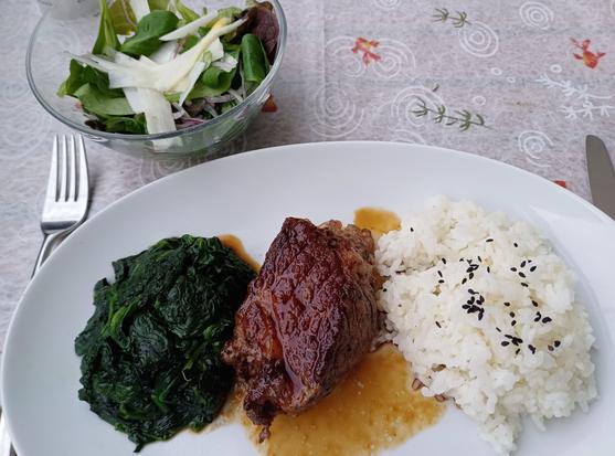Das Essen ist serviert
