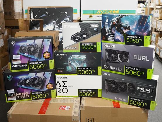 DLSS 4対応のミドルクラスGPU「GeForce RTX 5060 Ti」が発売