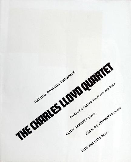 1967 - Charles Lloyd Quartet - UK tour